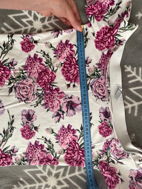 Tričko s kvetinovým vzorom, amisu,s