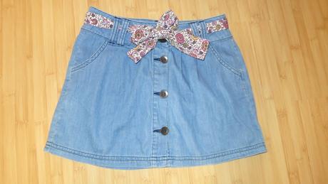 Riflová parádna sukňa, marks & spencer,134