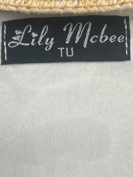 Romantické biele šaty lily mcbee, m
