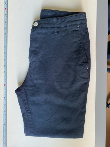 Tmavomodré pánske nohavice zara, zara,38