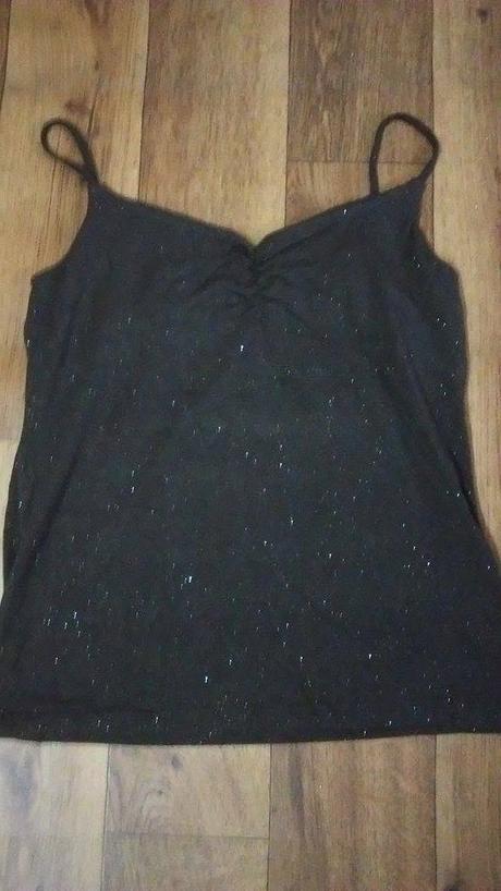 Damske hnede lurexove tielko, m