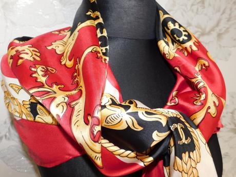 Kvalitná luxusna hodvabna elegantná šatka, l