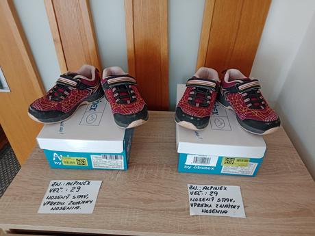 Dievčenské softshellove topánky zn.alpinex veľ.29, 29