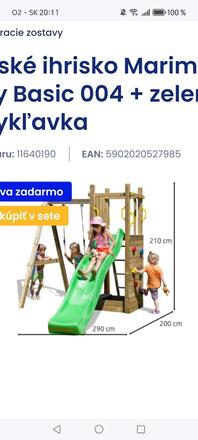 Detské ihrisko na záhradu,