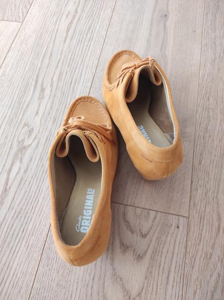 1x obuté, mäkké, kožené, clarks, clarks,38