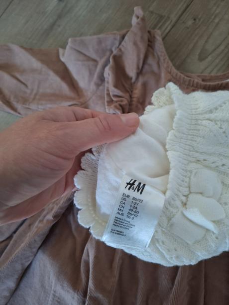 Jesenné saty plus pančušky a ciapka h&m, h&m,86