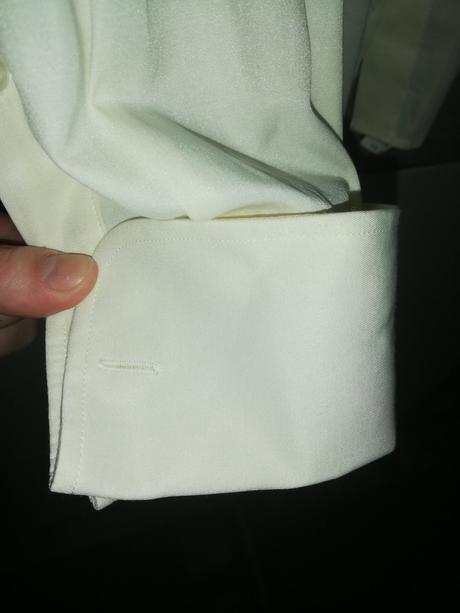 Svadobná košeľa s manžetami, 44