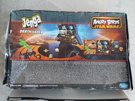 Angry birds jenga darth vader,