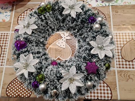 Vianočný veniec na zavesenie veľký,