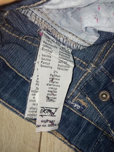 Dievčenská džínsová sukňa, okay,98