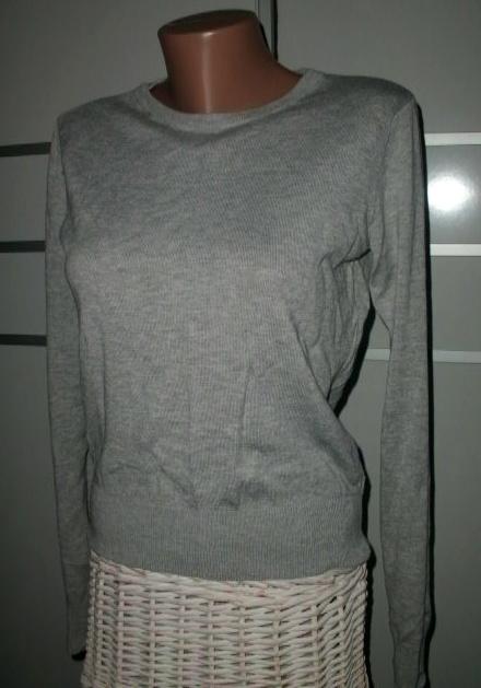 Jednoduchý sivý svetrík od zn. h&m - veľ. xs, h&m,xs