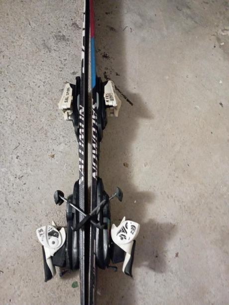 Lyže salomon celý set, salomon,120-129 cm