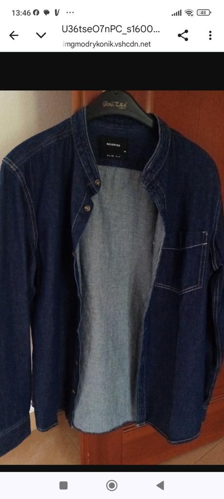 Pánska riflová košeľa, reserved,m