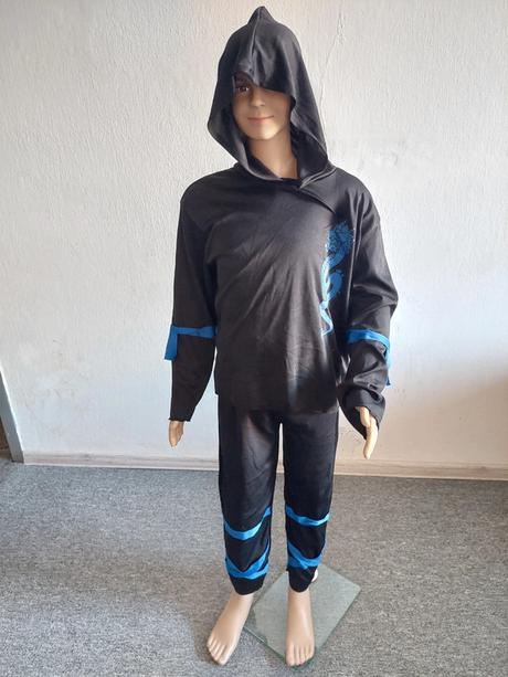 Samuraj / ninja komplet kostým veľ.116-122,