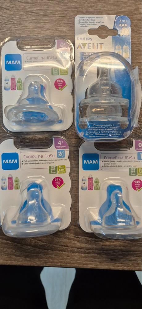 Sada fľašiek na mlieko, avent