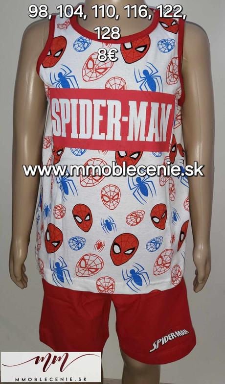 Pyžamo spiderman, disney,98 - 128