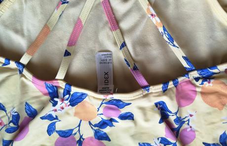 Svetložlté plavky s citrusmi v. 134/140, lindex,134