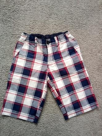Šortky - karovane, h&m,134