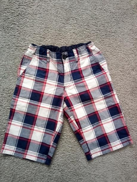 Šortky - karovane, h&m,134