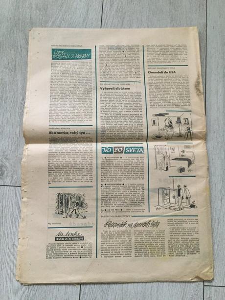 Stare noviny nedelna pravda 13, 29.3. 1974, 