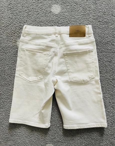 Zara biele riflove kratase, zara,152