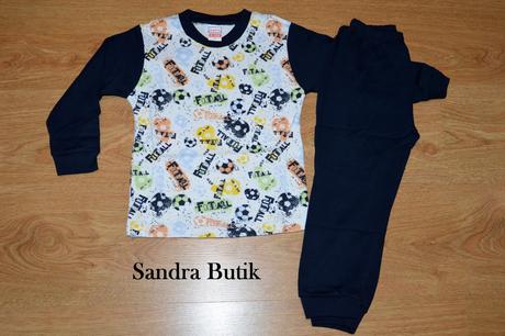 Detské bavlnené pyžamko futbal, 80 - 170