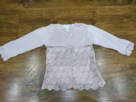 Háčkované svetrík 86 h&m, h&m,86