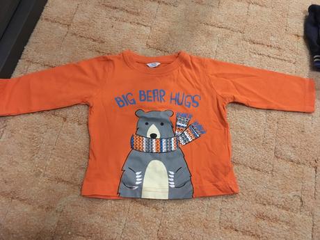 Tričko s medvedikom 6-9 mesiacov, early days,74