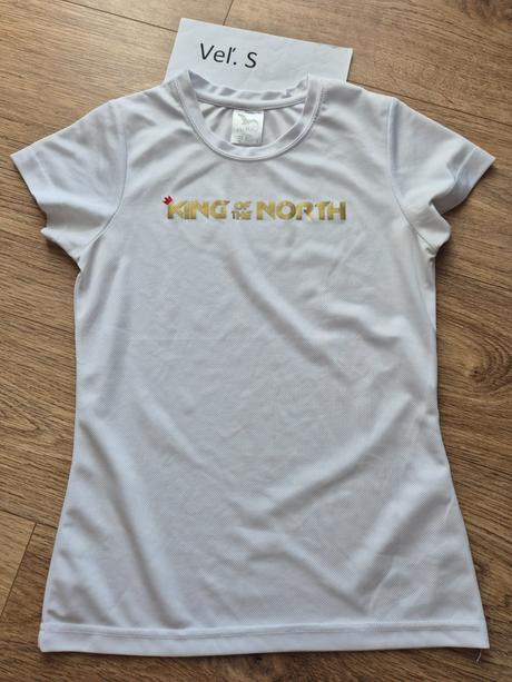 Biele tričko king od the north veľ . s, s