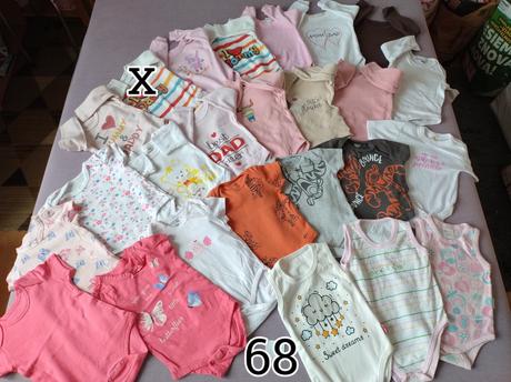 Predam detske/ dojcenske oblecenie, ciapky..., 68–80