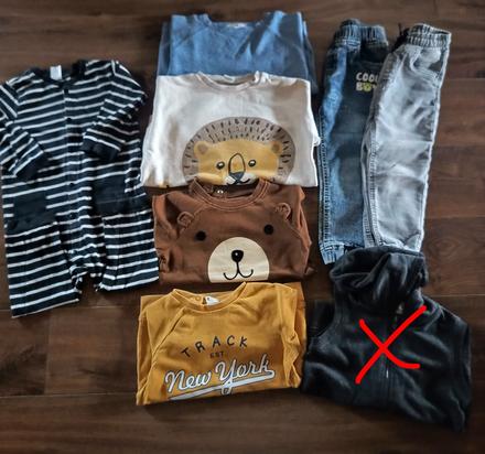 Balík vecí h&m 98,