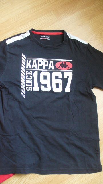 2x tričko, kappa,m