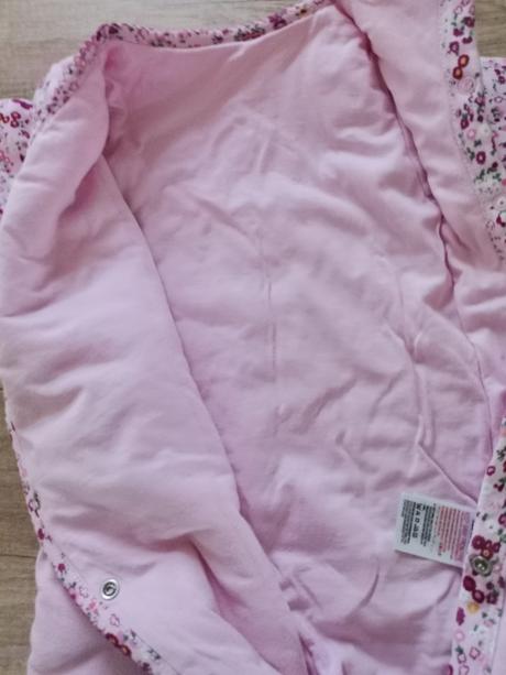 Dievčenský teply overal so zajacikom, 62