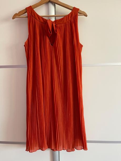 Oranžové voľné šaty xs/s, miss selfridge,s