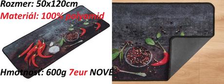 Pvc obrusy, koberce do kuchyne, 