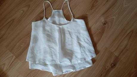 Biely letný top terranova, s