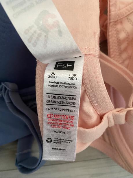 F&f podprsenky 75dd, f&f,75d