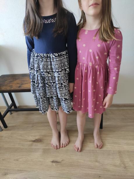 Šaty modré, kids,128