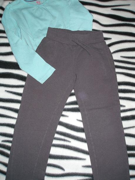 Tepláčky + 2x tričko, palomino,122