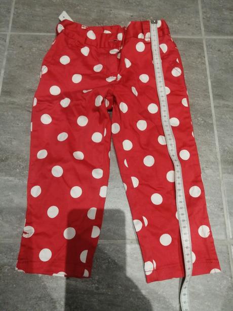 Nohavice next ružové bodka v110, 5r.,pružné, next,110
