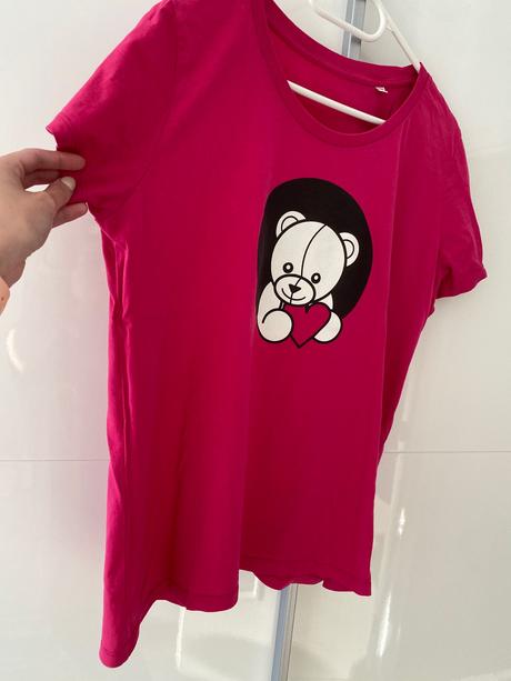 Tričko so svietiacom mackom, xxl