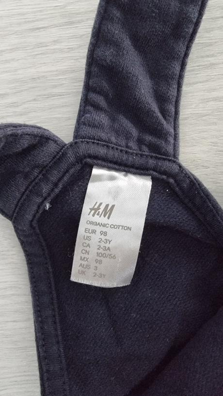 Kraťasky na traky, h&m,98