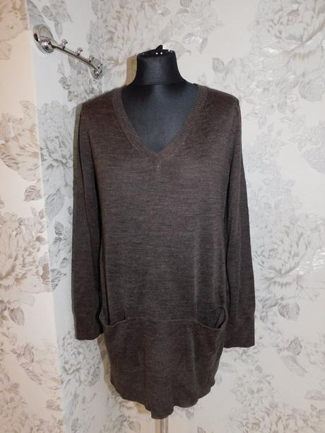 Predlzeny pulover/saty, h&m,38