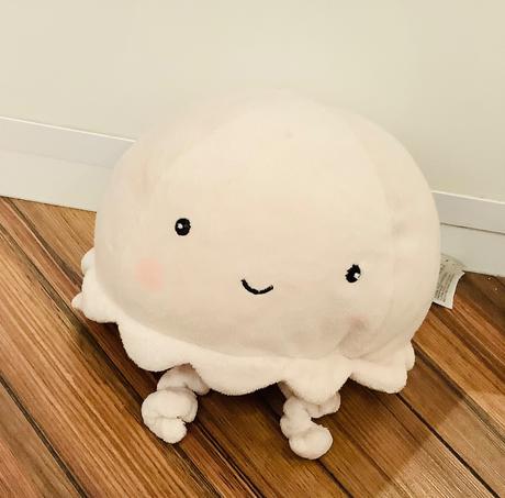 Krasna plysova chobotnicka h&m,