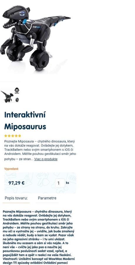 Interaktívny miposaurus, 