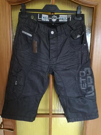Eto 9901 jeans pánske riflové kraťasy veľkosť xs, xs