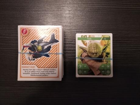 Nalepky lego, karticky star wars,