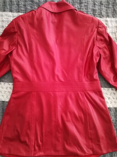 Dámske sako z ekokože, 44