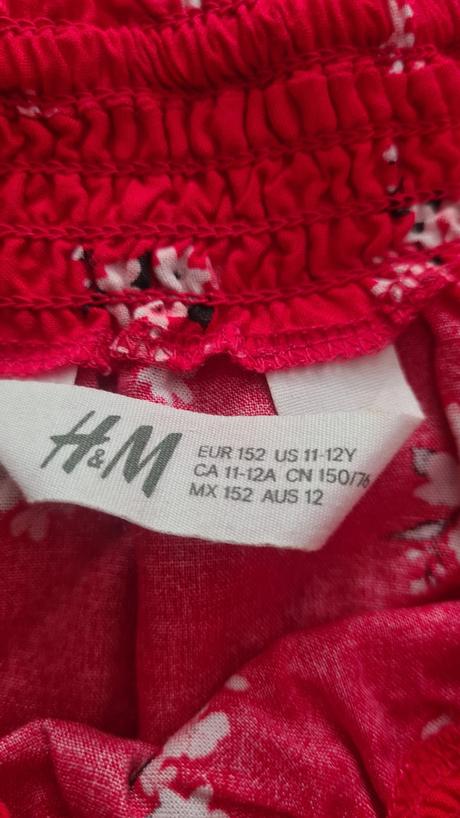 Kvetinková blúzka, h&m,152