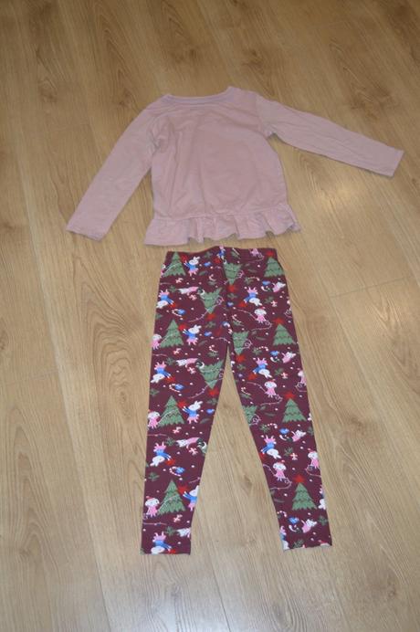 Vianočná súprava tričko + legíny, 122